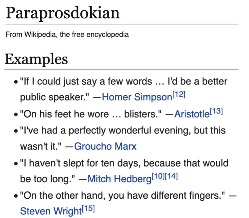 wiki - paraprosdokian